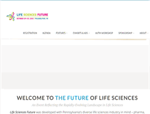 Tablet Screenshot of lifesciencesfuture.com
